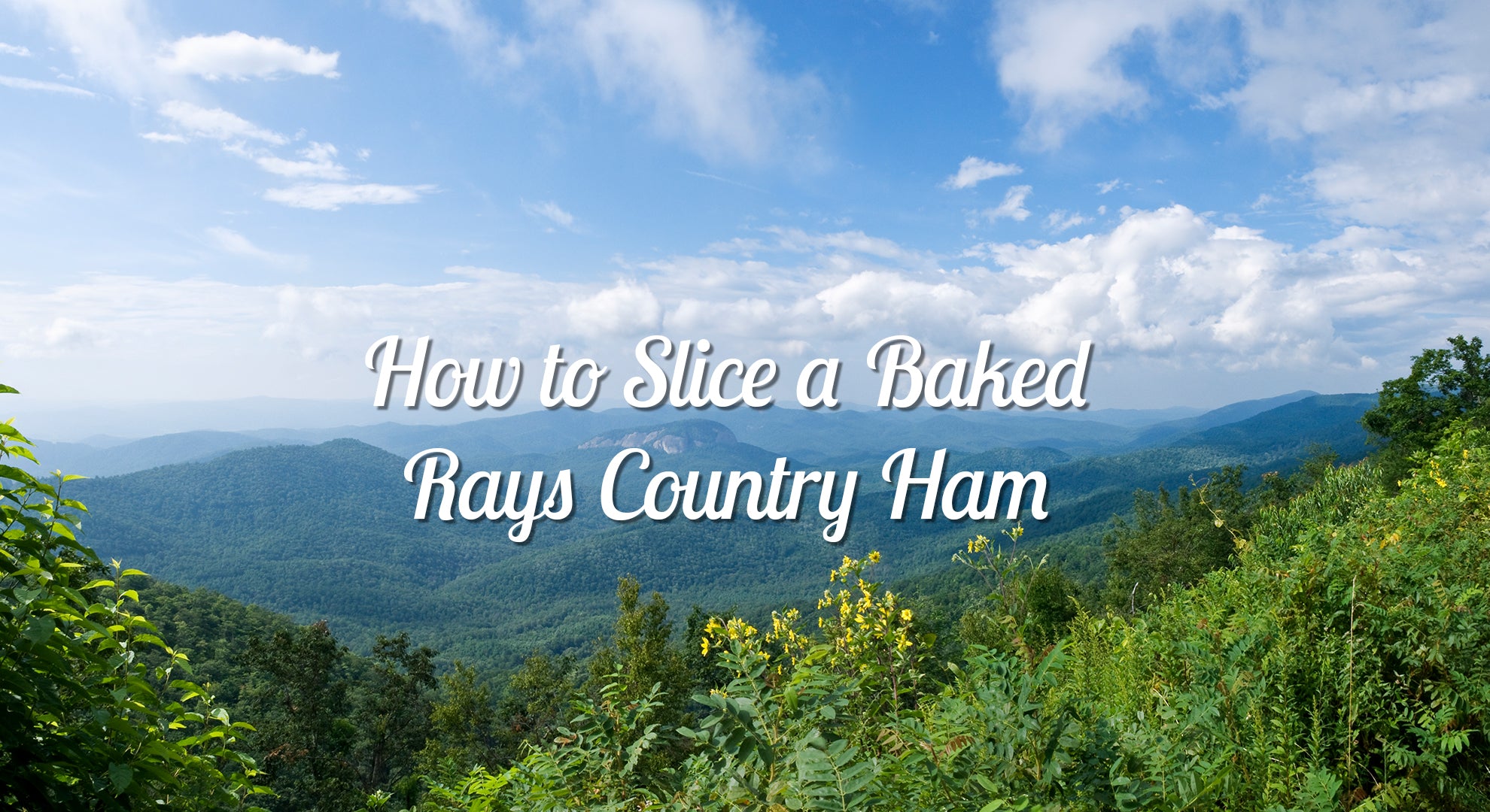 How to Slice a Baked Country Ham