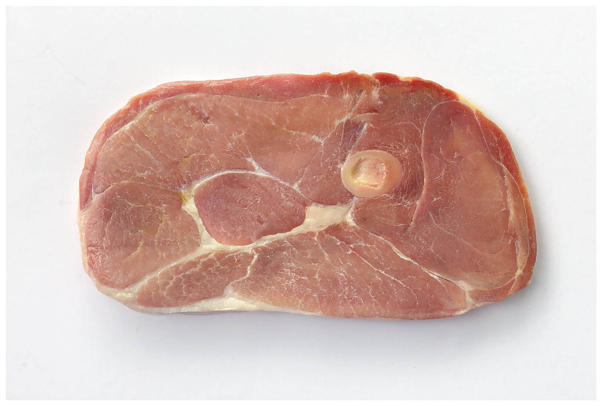 Rays Country Ham - 2 lb. / 4 - 8 oz. Premium Country Ham Steaks - Blue Ridge Mountain Cured