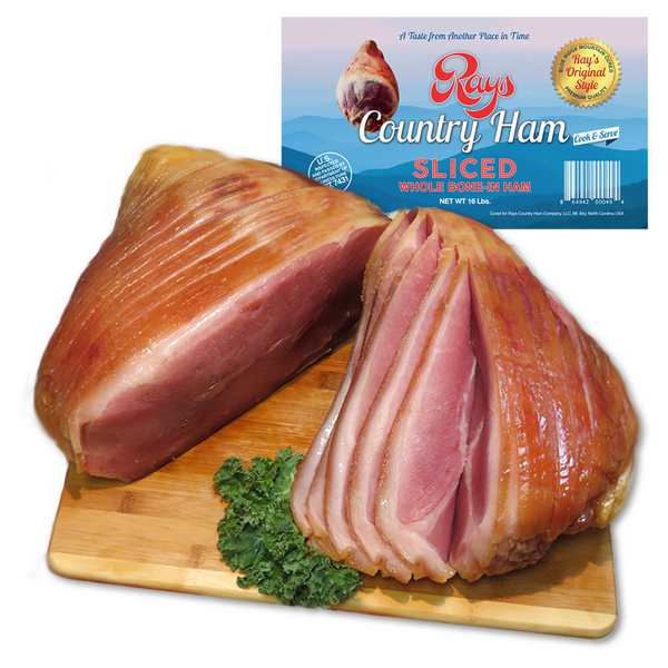 16 lb-SLICED Bone-in - Rays Country Ham